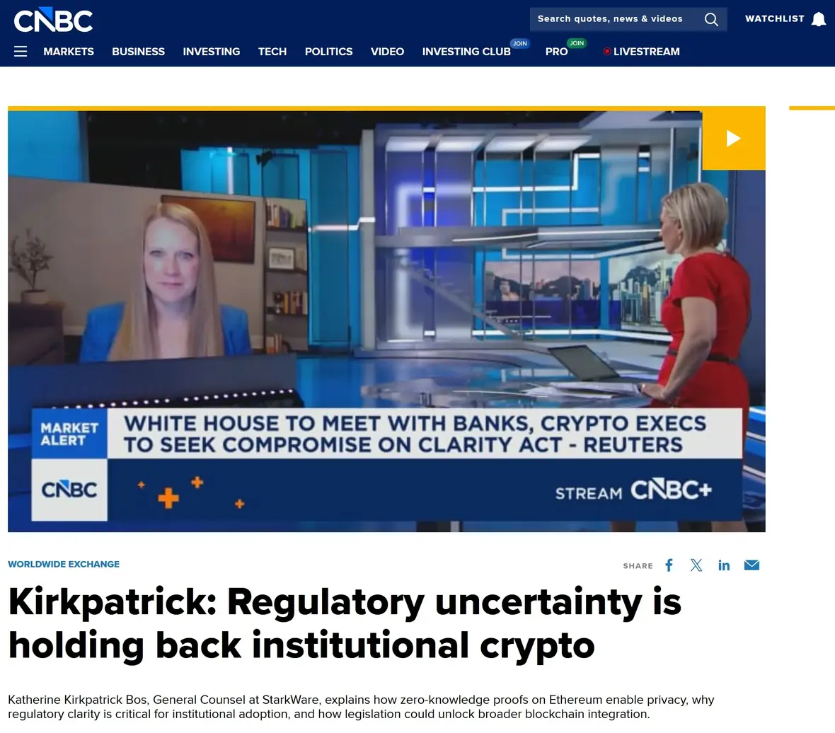 CNBC Interview